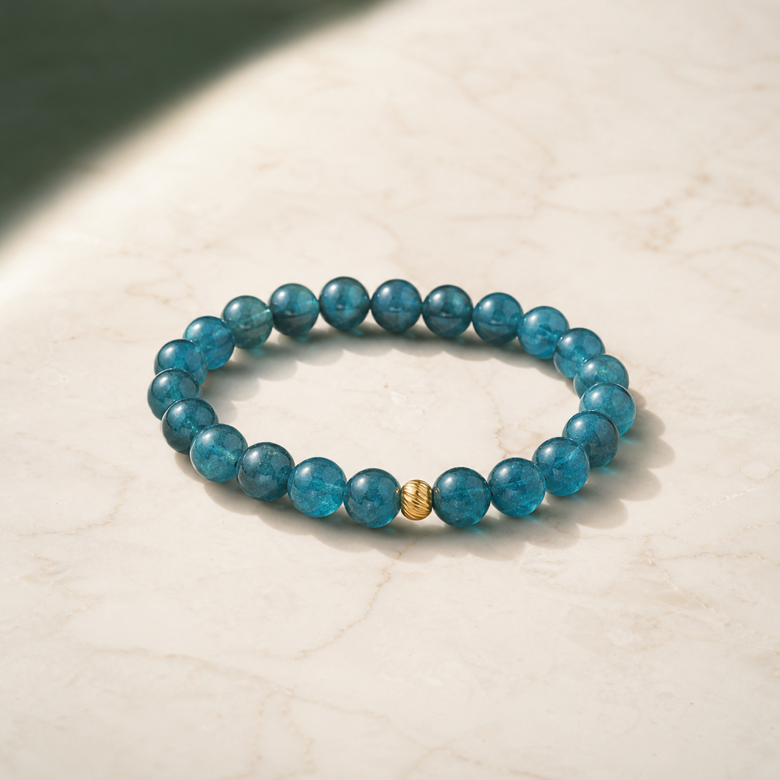 Blue Apatite, Bracelet by NoorKara