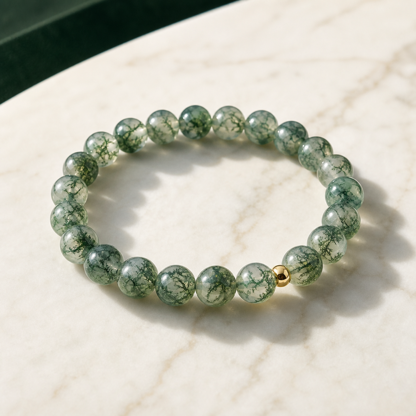 Moss Agate, Bracelet by NoorKara