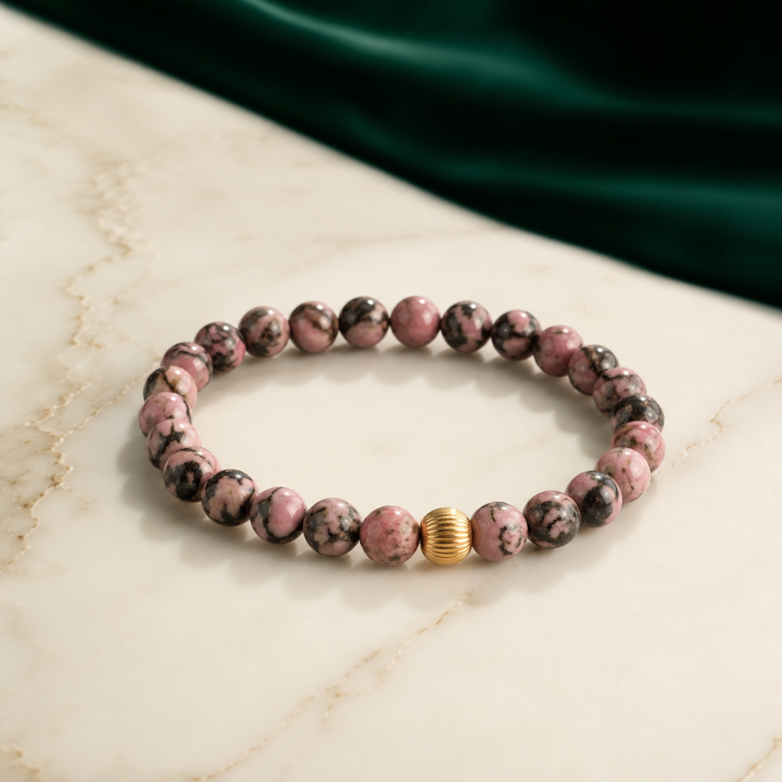 Rhodonite, Bracelet by NoorKara