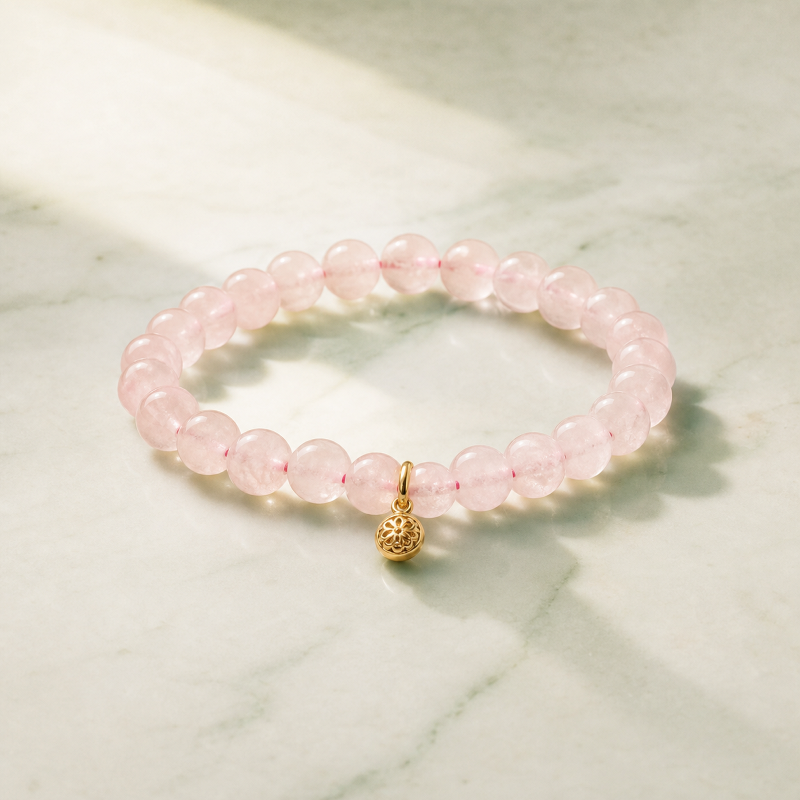 Rose Quartz, Bracelet by NoorKara