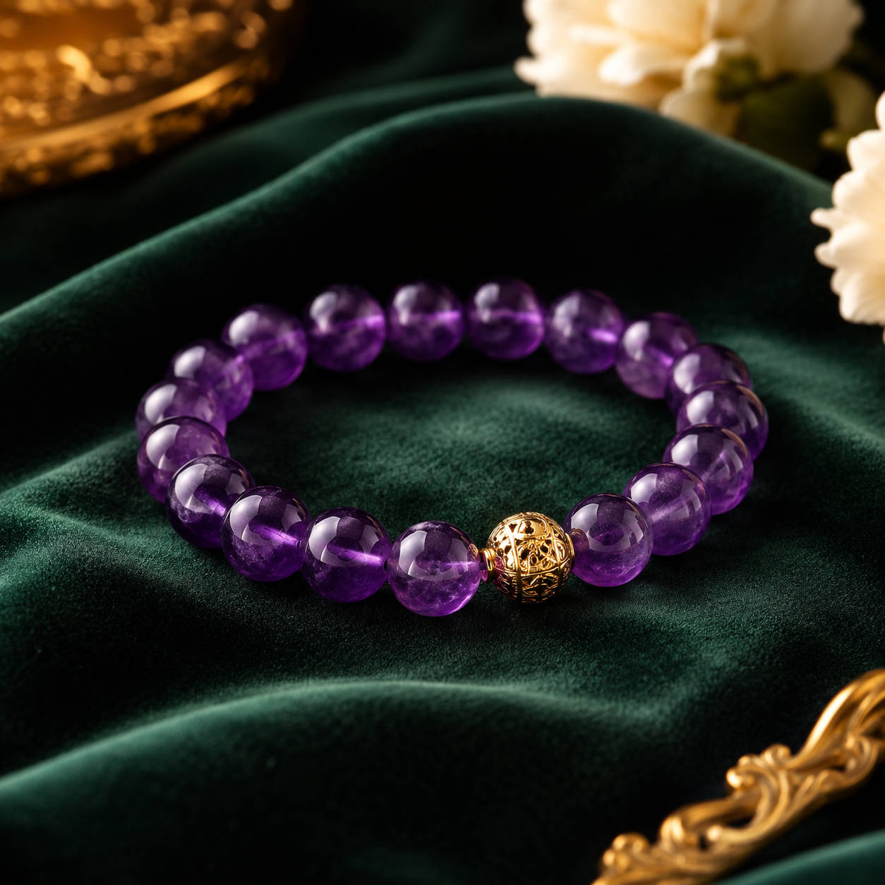 Amethyst bracelet by NoorKara