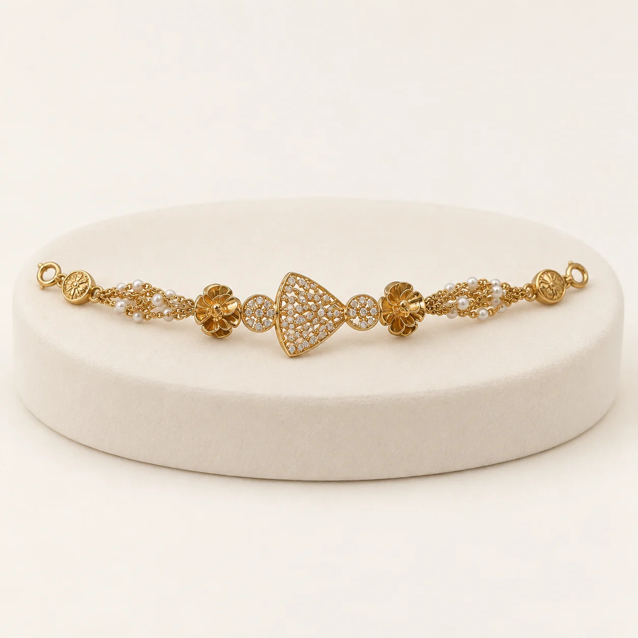Fan and Flower Bracelet by NoorKara