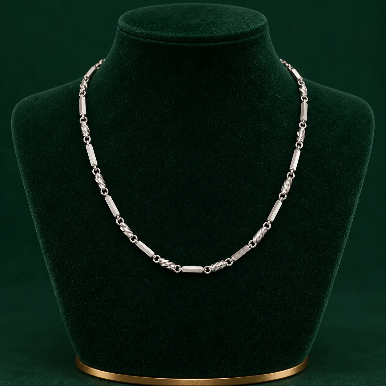 Bar and Twisted Barrel Chain by NoorKara