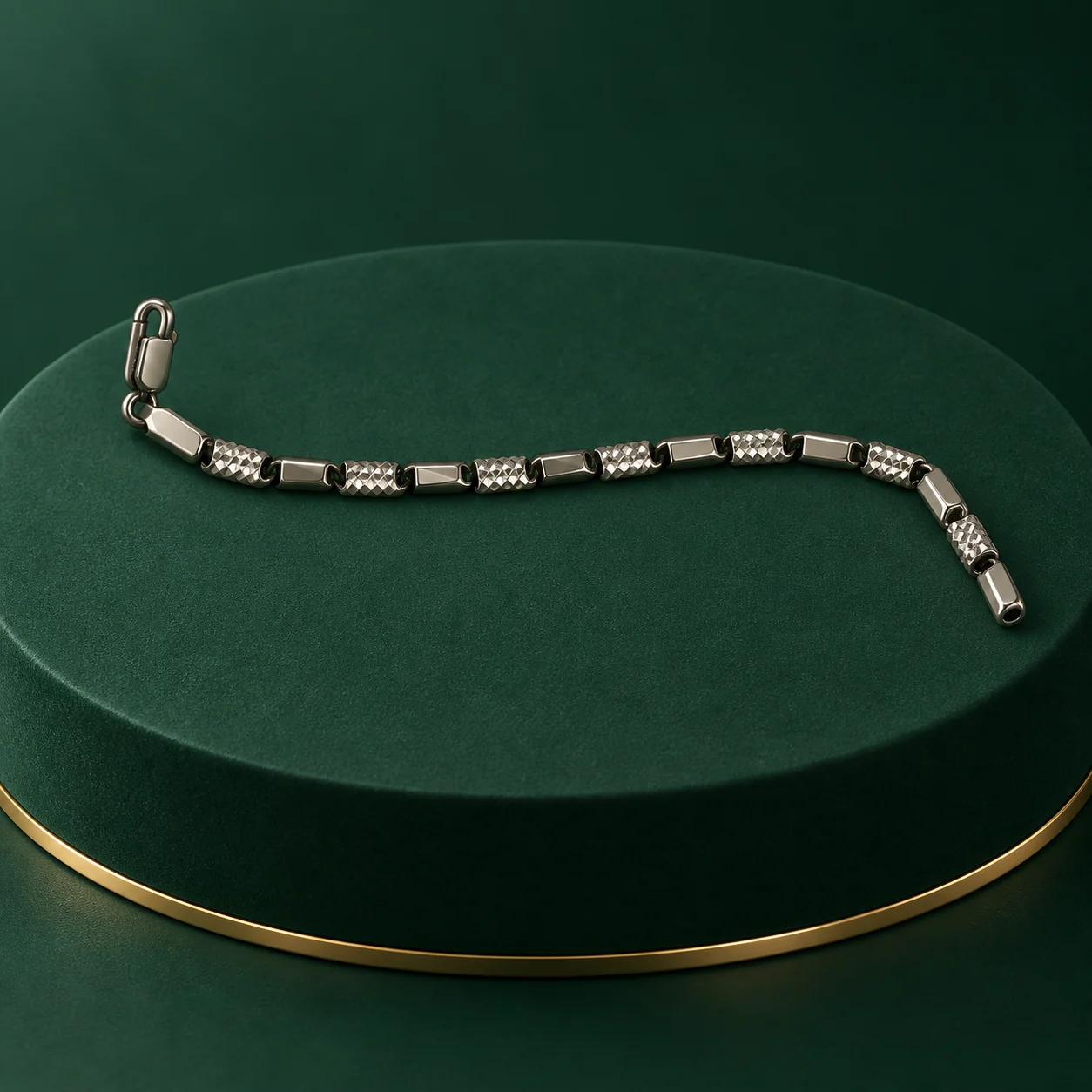 Bevelled Bar Bracelet by NoorKara