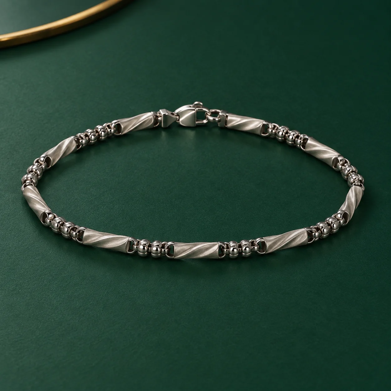 Twisted Bar Bracelet by NoorKara